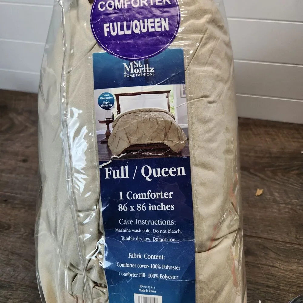St. Moritz Home Fashions Full/Queen Comforter 86x86 NEW